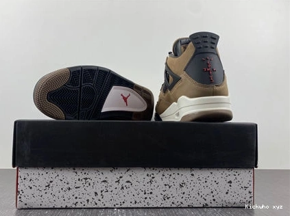 Retro AJ4- x ZeroBulk  Jordan Air 3936 Travis 4 Scott Brown 1026